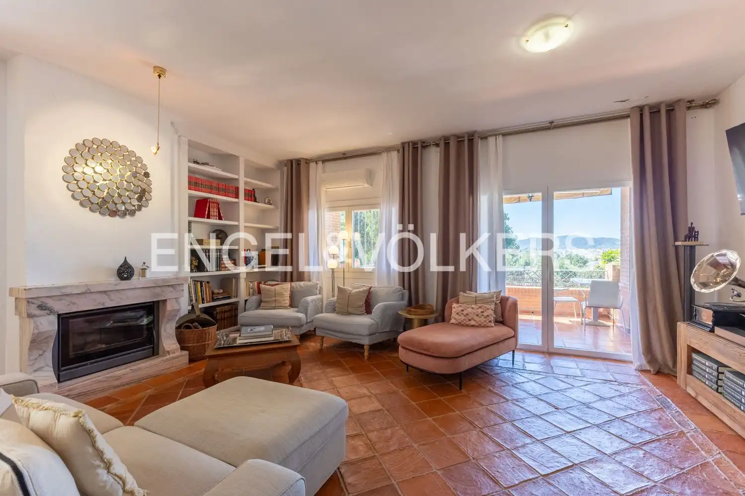 Living room of Houses for rent in Riba-roja de Túria  with Air Conditioner, Heating and Private garden