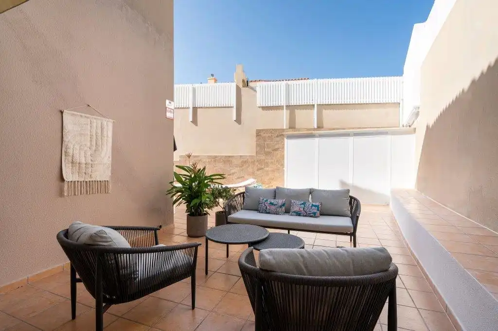 Terraza de Apartamento en venta en Mogán con Aire acondicionado, Parquet y Terraza