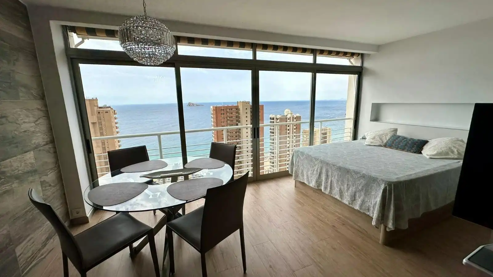 Bedroom of Lofts for sale in Benidorm  with Air Conditioner, Private garden and Furnished