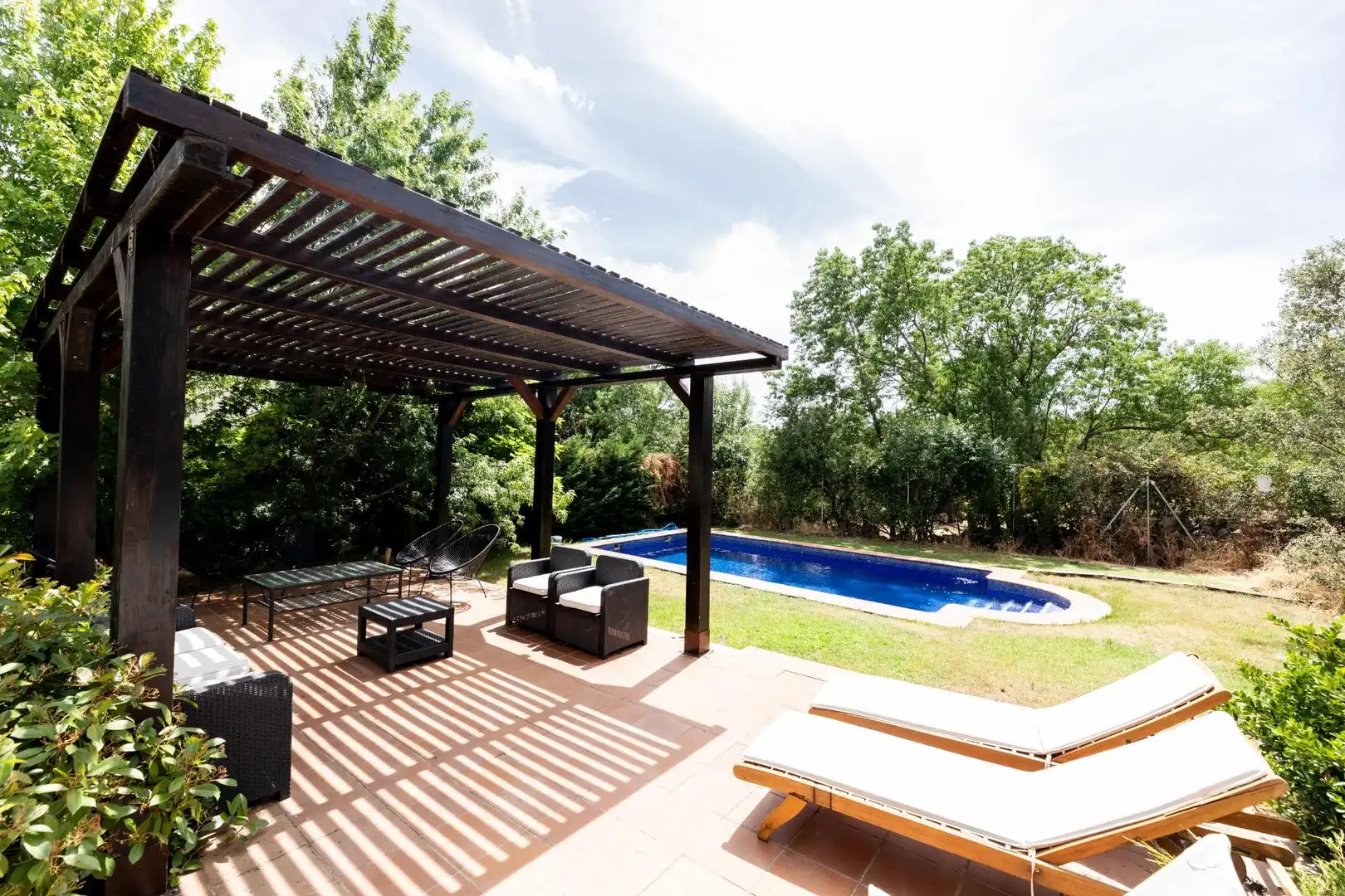Terraza de Casa o chalet en venta en El Boalo - Cerceda – Mataelpino con Calefacción, Terraza y Piscina