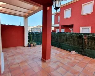 Terrassa de Casa adosada de lloguer en Palmera amb Aire condicionat, Forn i Es permeten mascotes