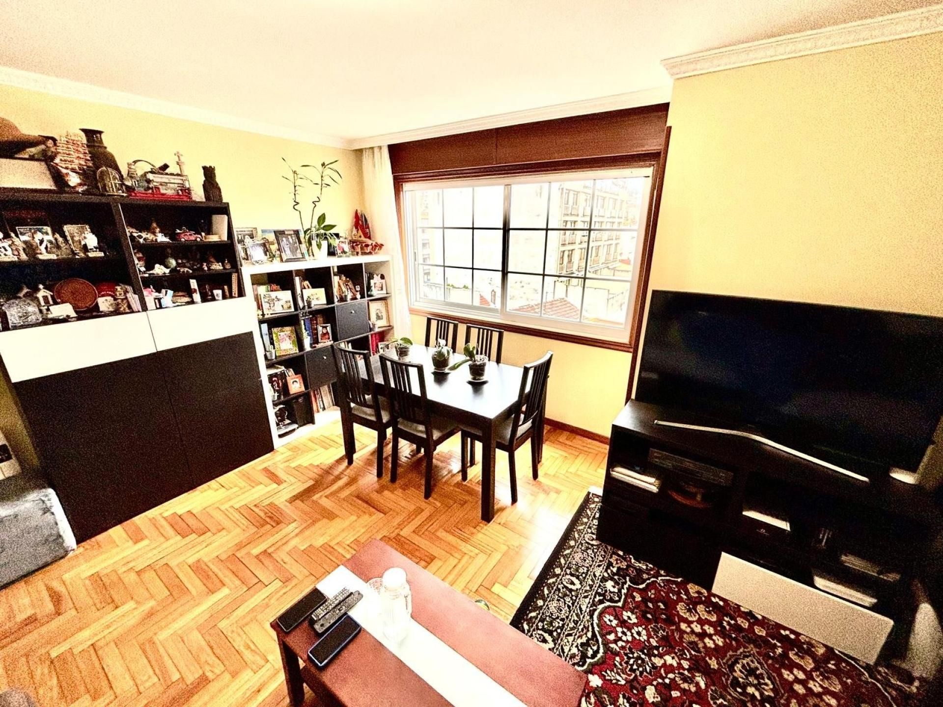 Living room of Flat for sale in Cangas   with Heating and Balcony