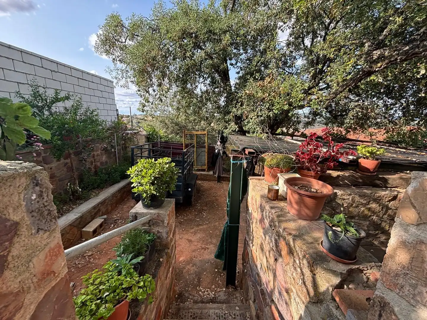 Garden of Houses for sale in Cáceres  with Air Conditioner, Heating and Private garden