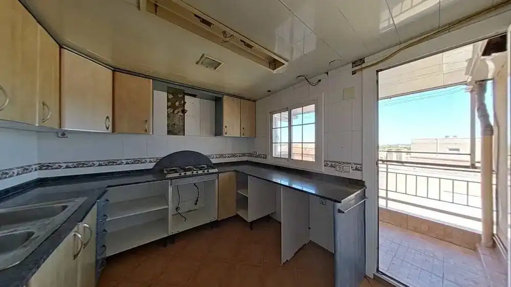 Cuina de Àtic en venda en El Prat de Llobregat amb Parquet i Terrassa