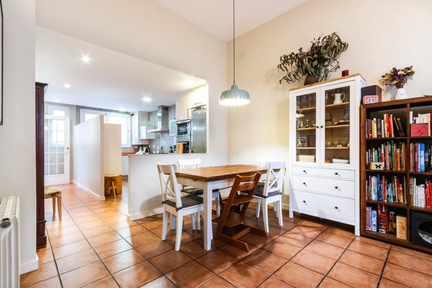 Kitchen of Single-family semi-detached for sale in Badalona  with Air Conditioner, Heating and Parquet flooring