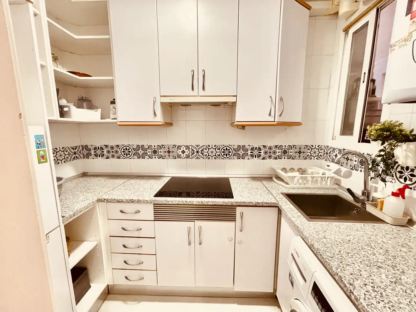 Kitchen of Apartments for rent in Madrid  with Heating, Terrace and Furnished