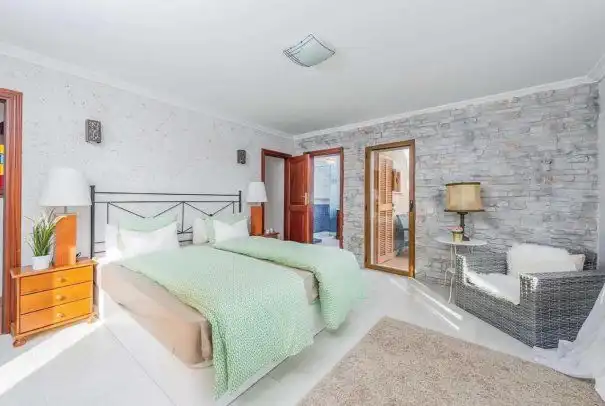 Schlafzimmer von Haus oder Chalet zum Verkauf in Alcúdia mit Klimaanlage, Heizung und Privatgarten