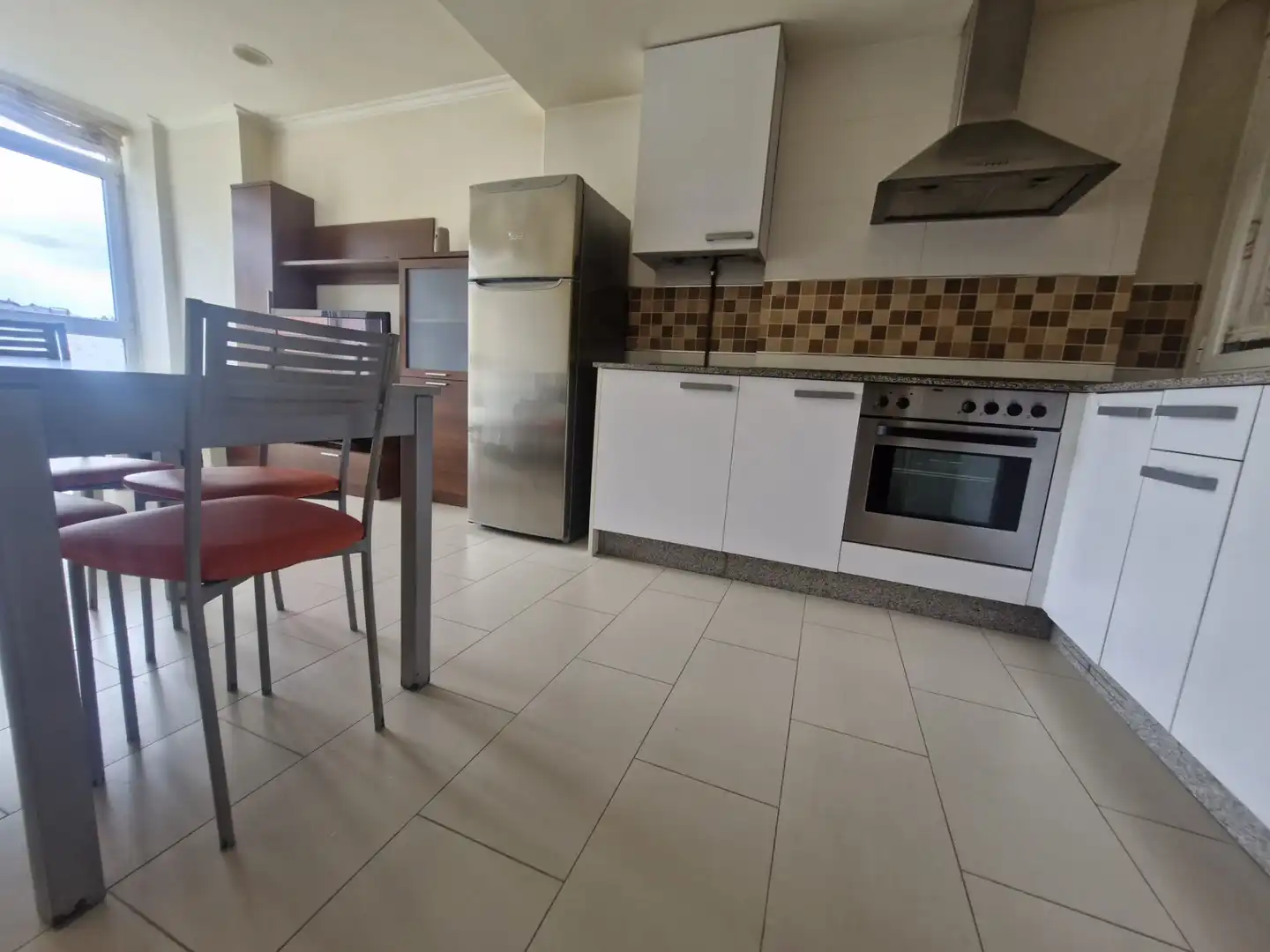 Kitchen of Flat for sale in Foz  with Heating, Storage room and Furnished
