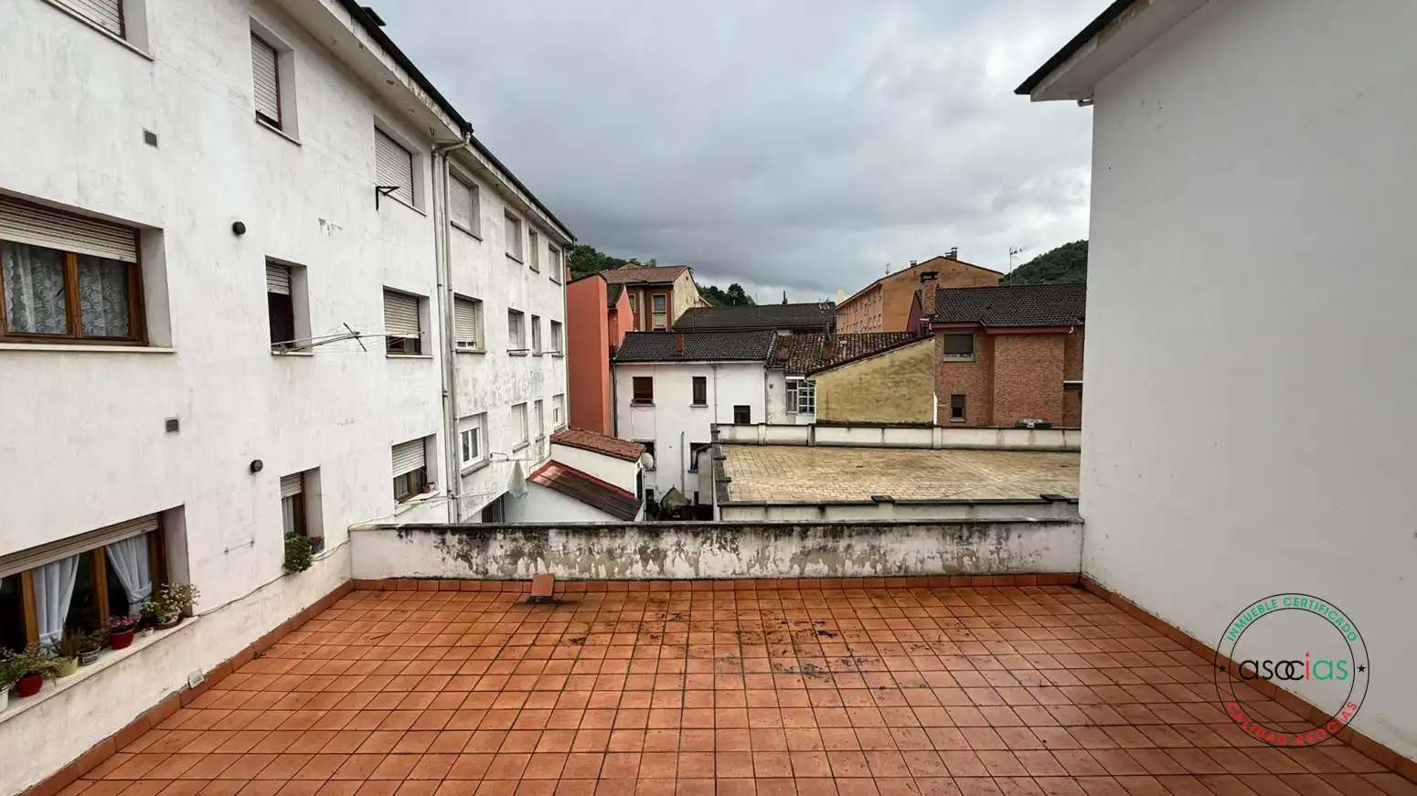 Terrace of Flat for sale in Aller  with Heating, Parquet flooring and Storage room