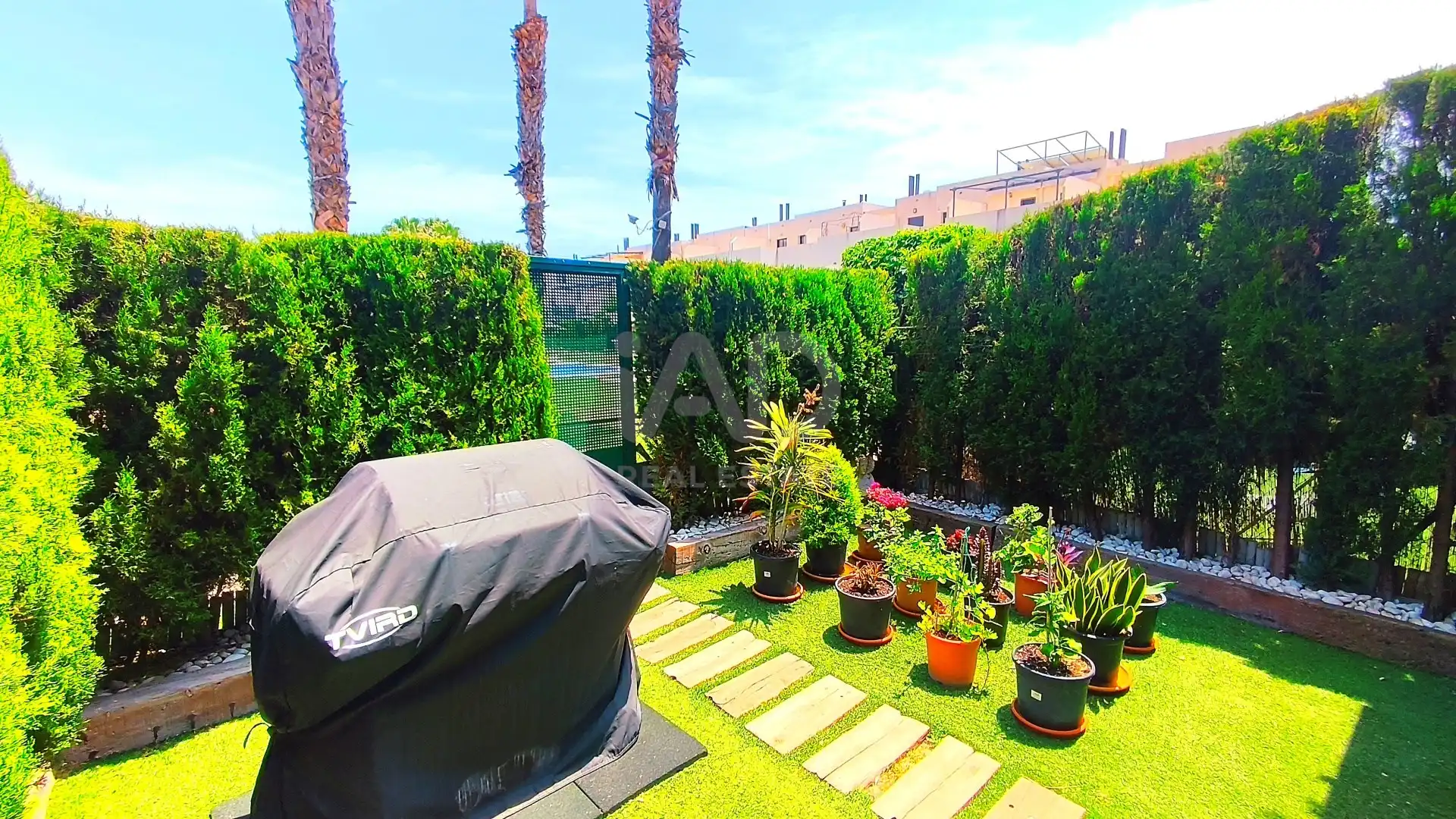 Jardín de Casa adosada en venta en Alicante / Alacant con Aire acondicionado, Calefacción y Terraza