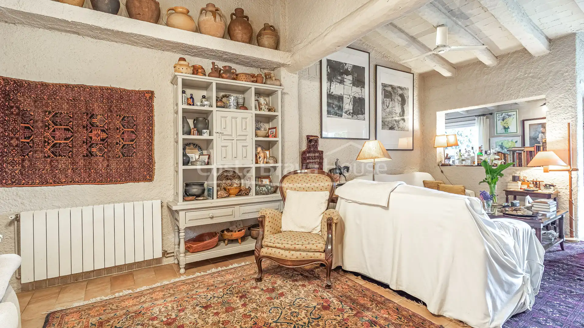 Living room of Houses for sale in Begur  with Heating, Private garden and Terrace