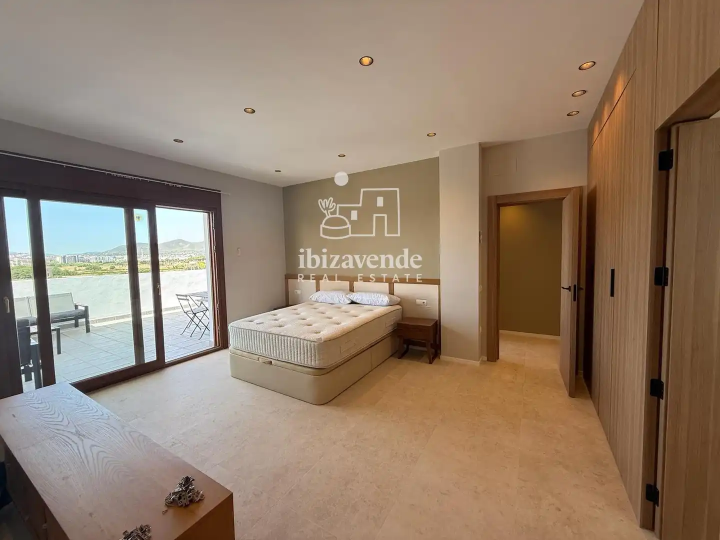 Dormitori de Casa o xalet de lloguer en Santa Eulària des Riu amb Aire condicionat, Moblat i Alarma