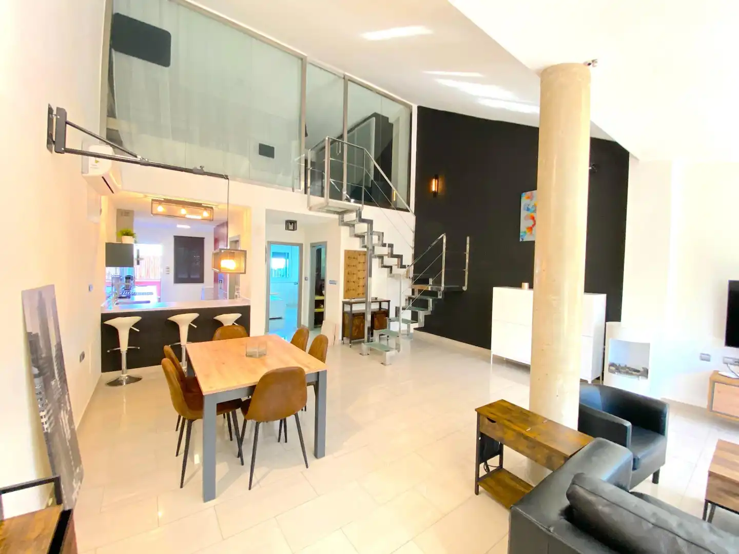 Comedor de Casa adosada en venta en Mazarrón con Piscina comunitaria