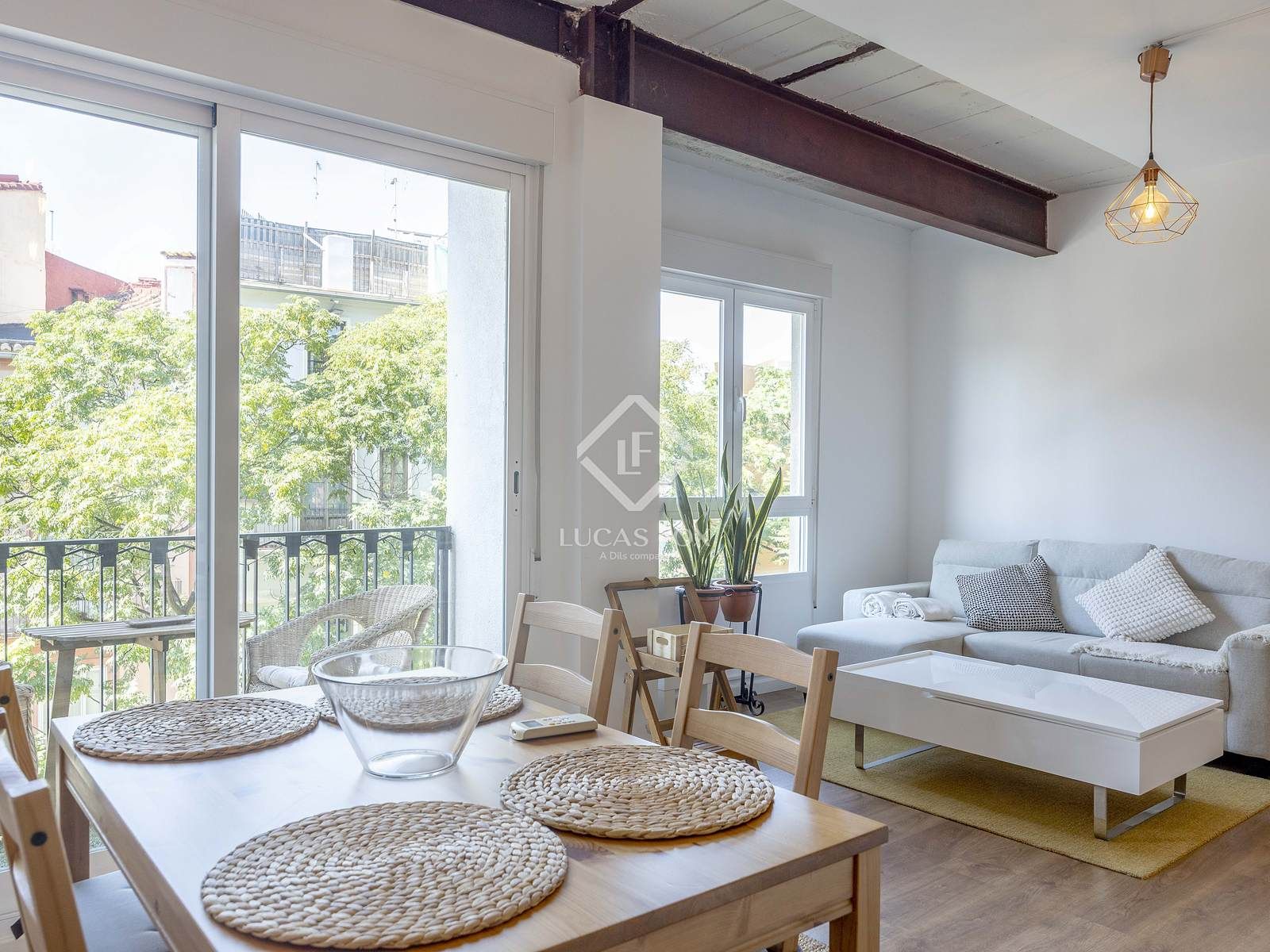 Exterior view of Flat to rent in  Valencia Capital  with Air Conditioner, Heating and Parquet flooring