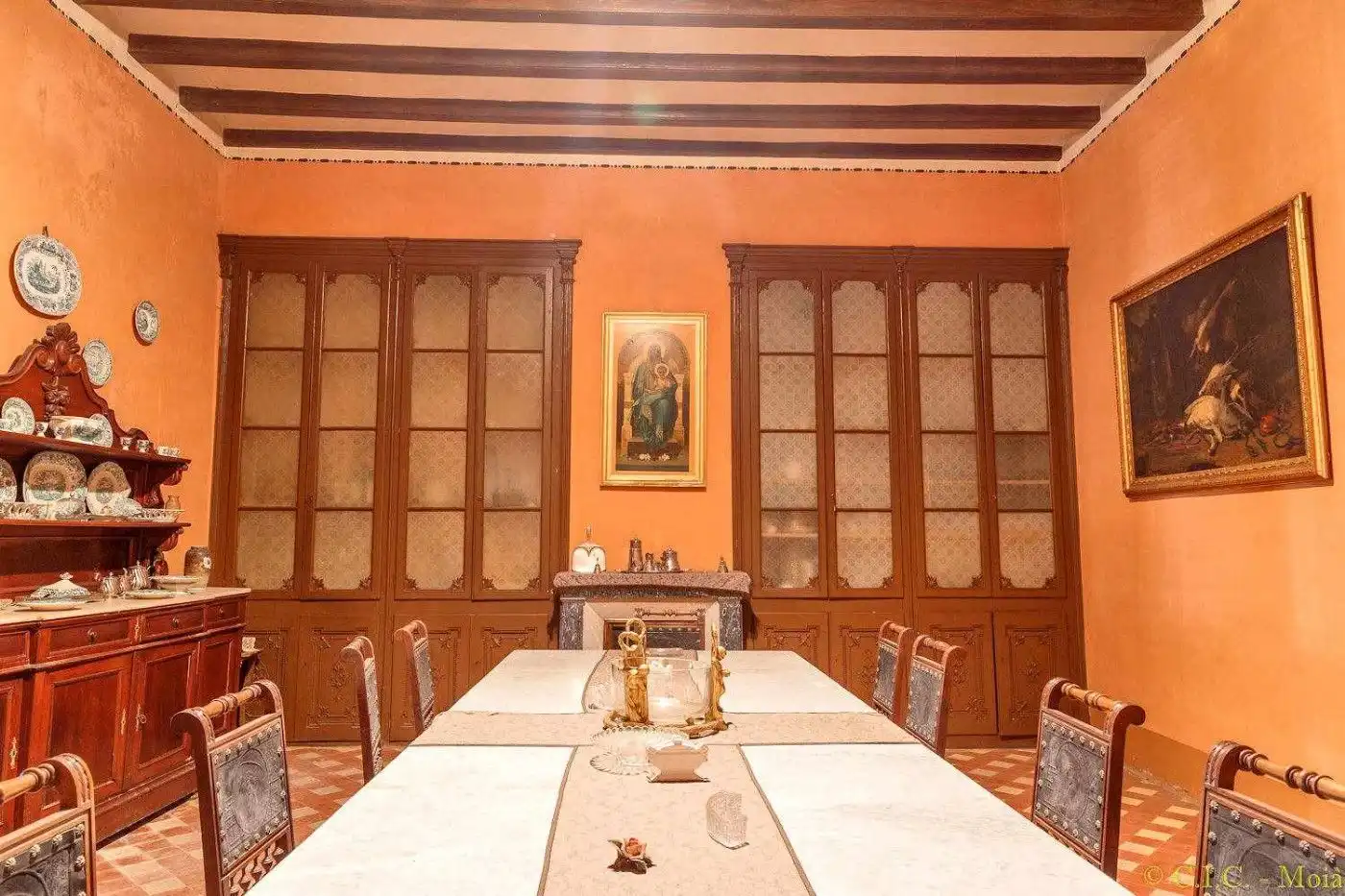 Dining room of Houses for sale in Castellterçol  with Storage room, Swimming Pool and Furnished