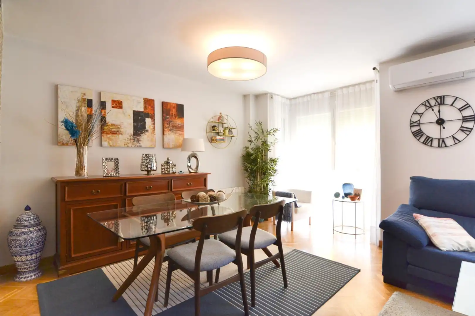 Dining room of Duplexes for sale in Villanueva del Pardillo  with Air Conditioner, Heating and Parquet flooring