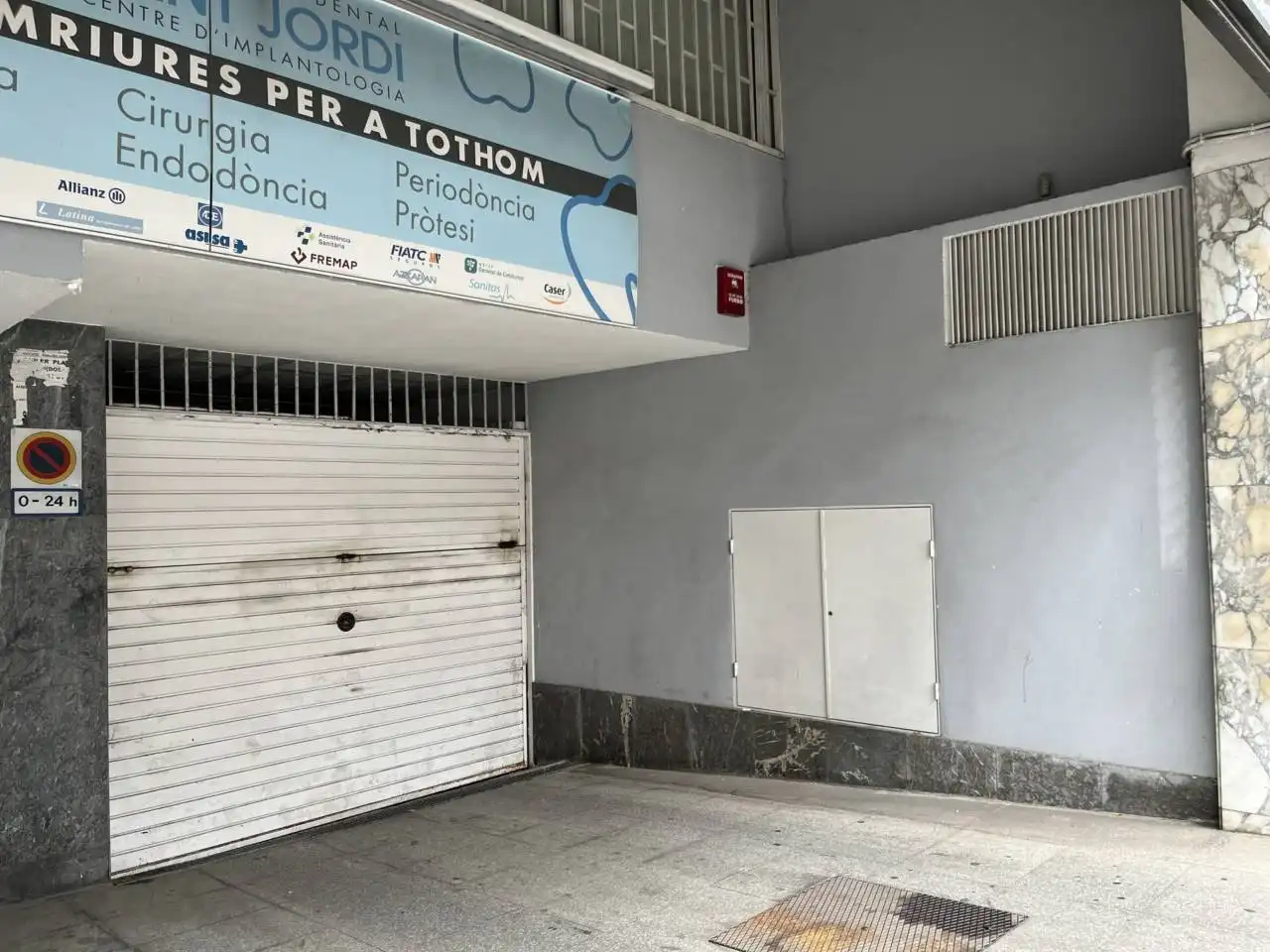 Vista exterior de Garatge de lloguer en Barcelona