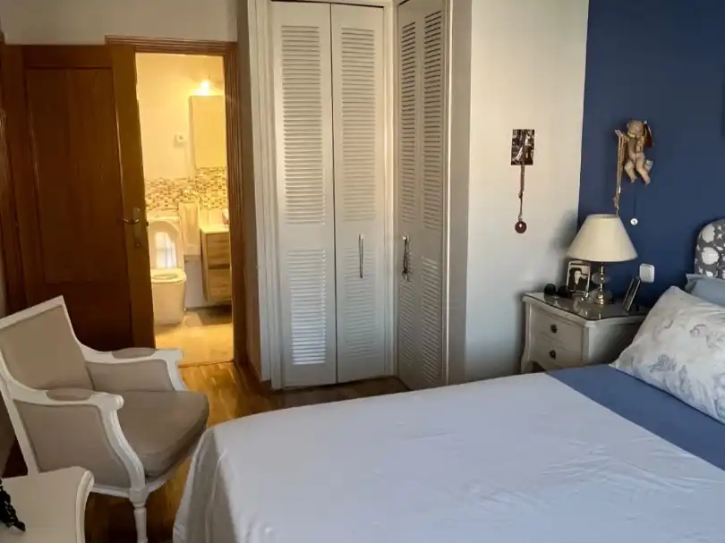 Bedroom of Flat for sale in  Madrid Capital  with Air Conditioner