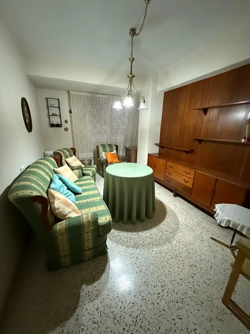 Living room of Flat for sale in Murcia  with Air Conditioner, Terrace and Furnished