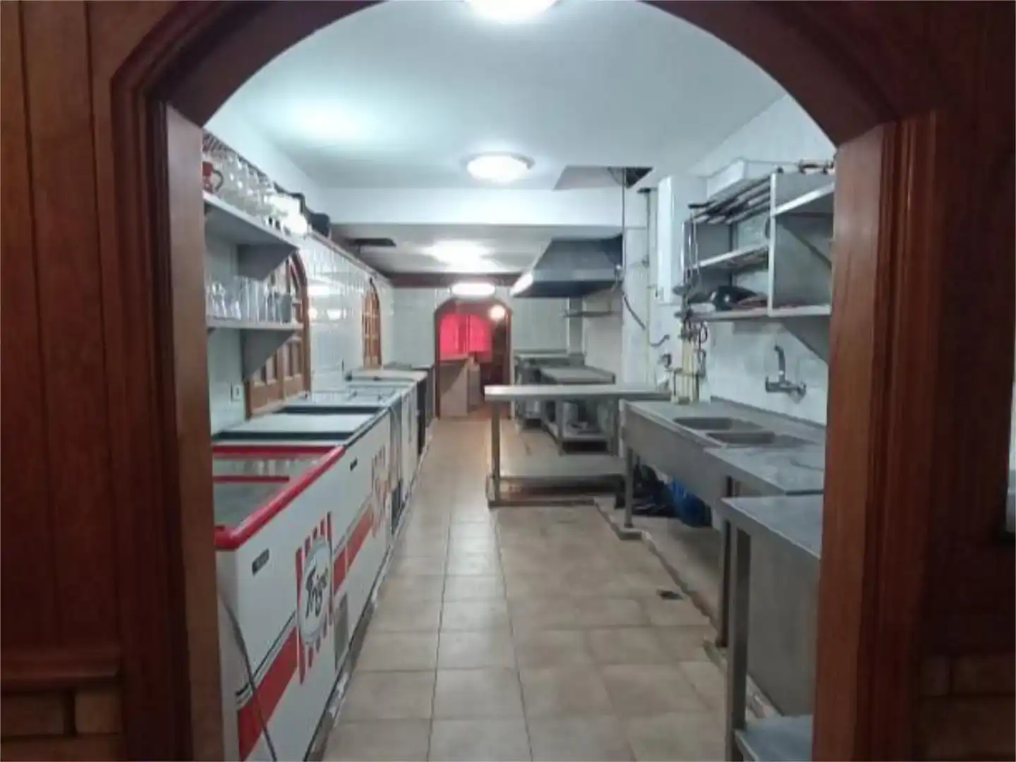 Cuina de Local en venda en Valleseco amb Aire condicionat, Parquet i Moblat
