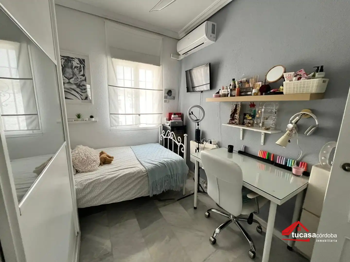 Bedroom of Flat for sale in Córdoba  with Air Conditioner and Terrace