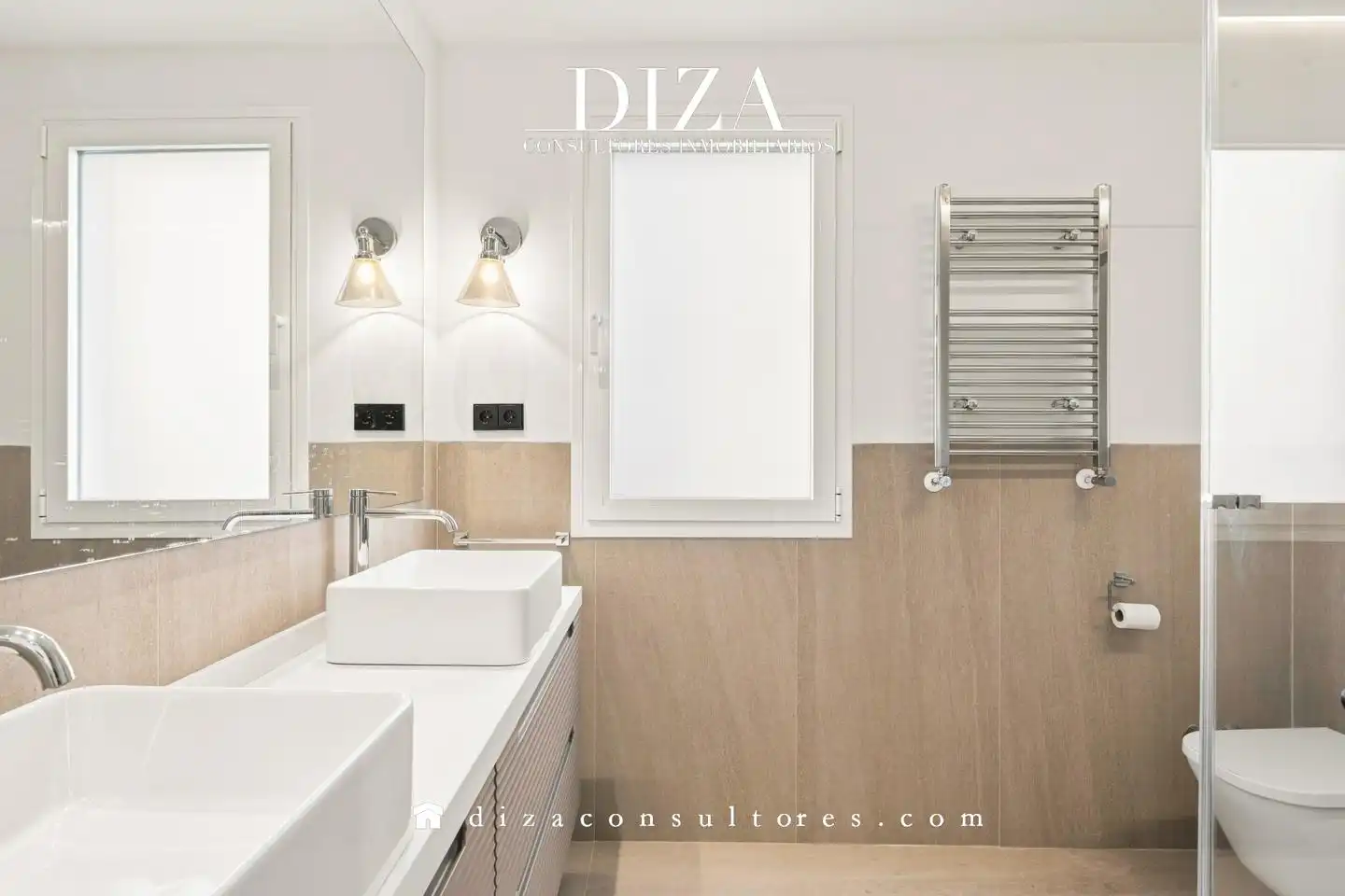 Baño de Piso de alquiler en Madrid con Aire acondicionado, Calefacción y Trastero