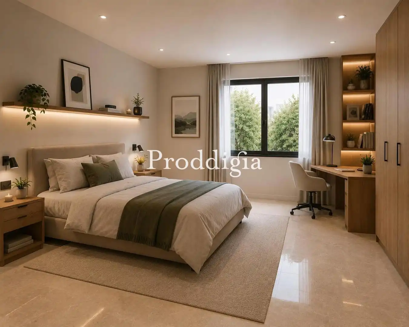 Dormitori de Casa o xalet en venda en Sant Cugat del Vallès amb Aire condicionat, Calefacció i Jardí privat