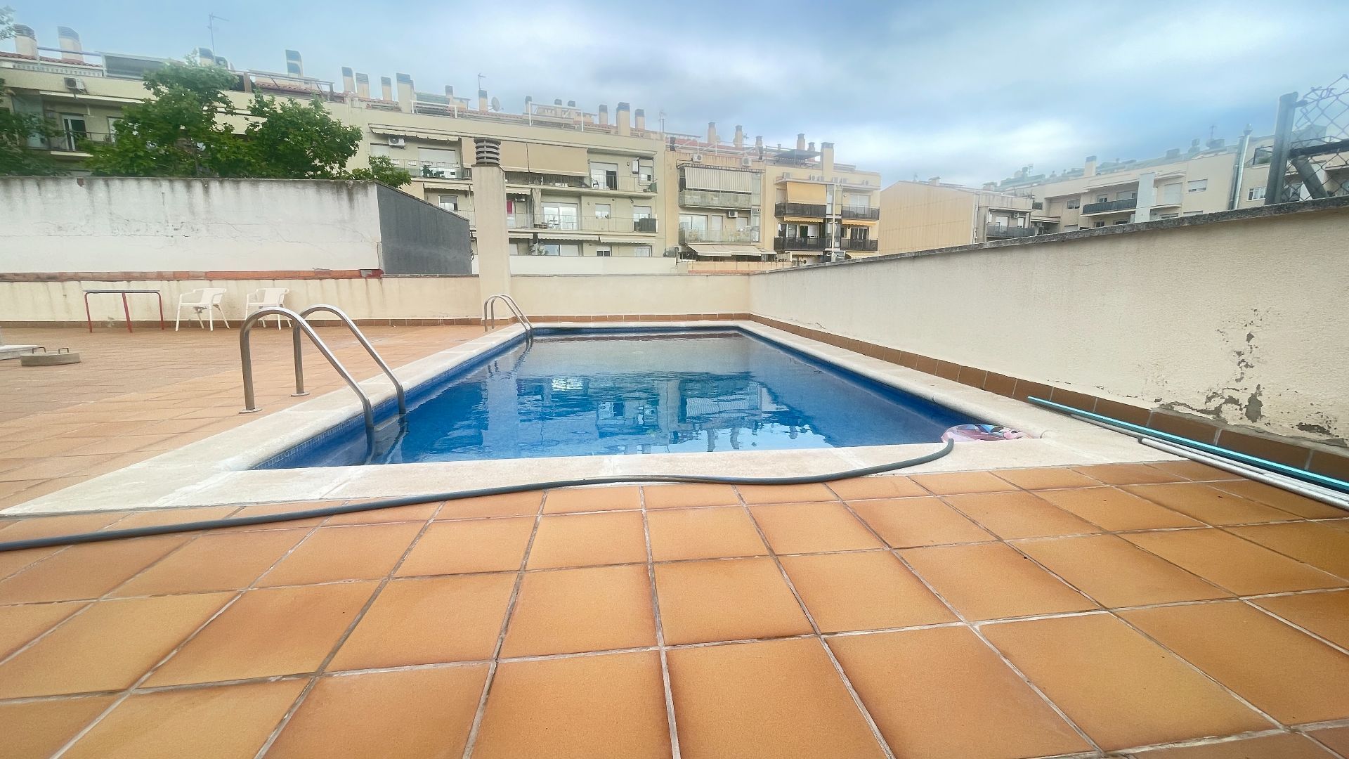 Swimming pool of Flat for sale in Terrassa  with Heating, Terrace and Storage room