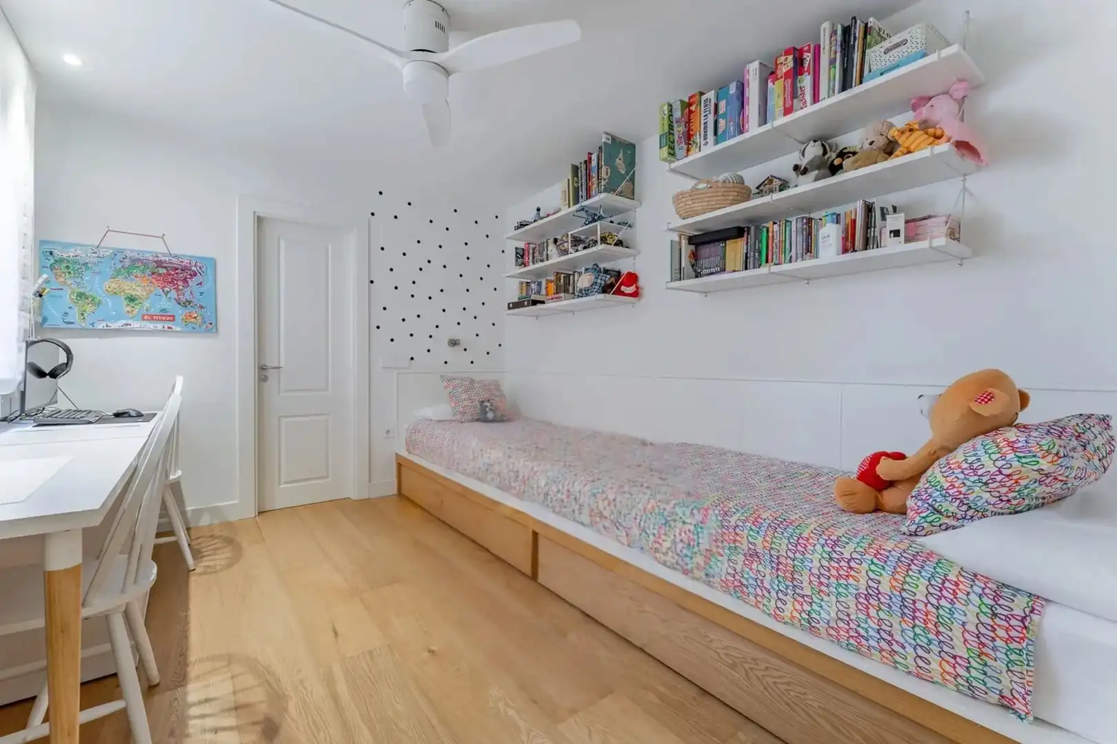 Bedroom of Flat for rent in Madrid  with Air Conditioner