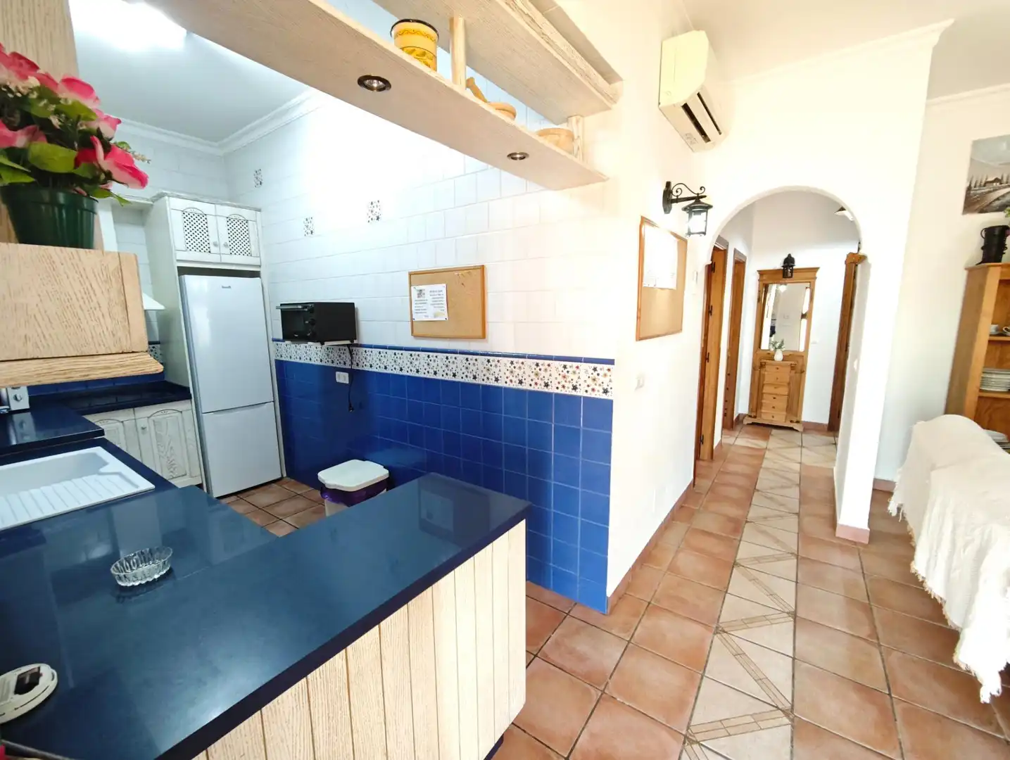 Cocina de Finca rústica en venta en Cártama con Aire acondicionado, Calefacción y Jardín privado