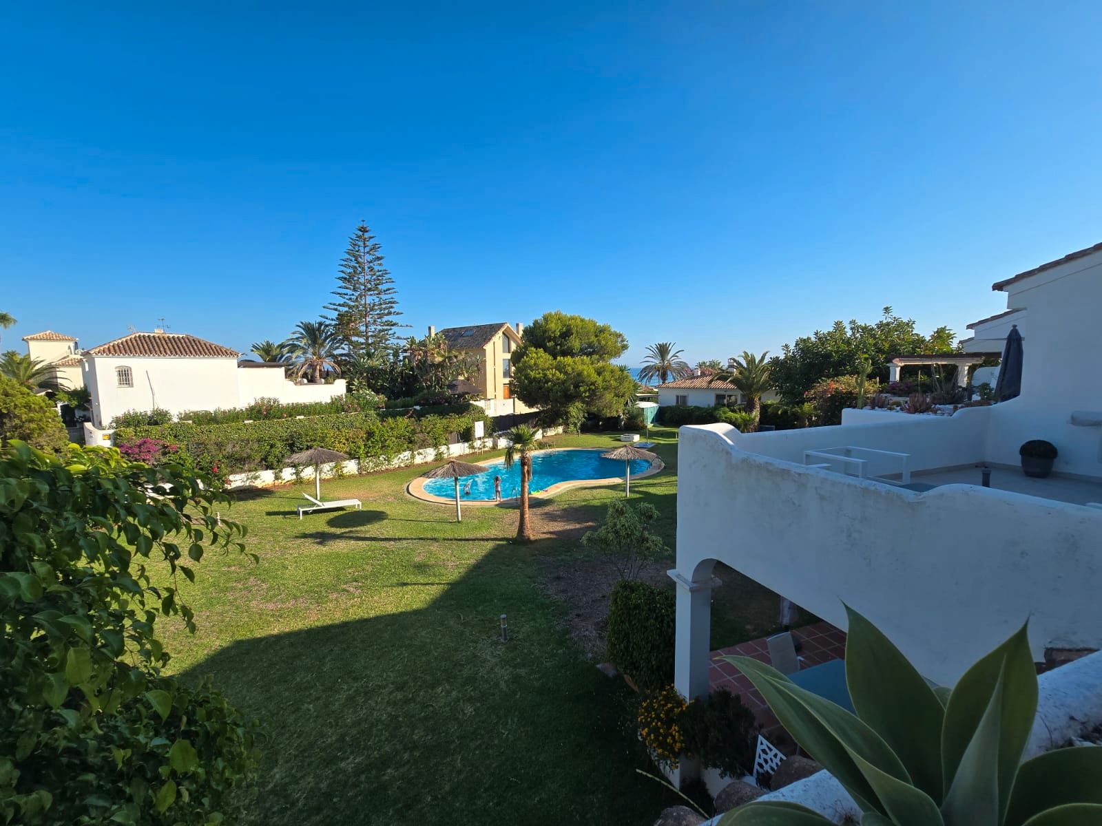 Garden of Single-family semi-detached for sale in Marbella  with Air Conditioner, Terrace and Furnished