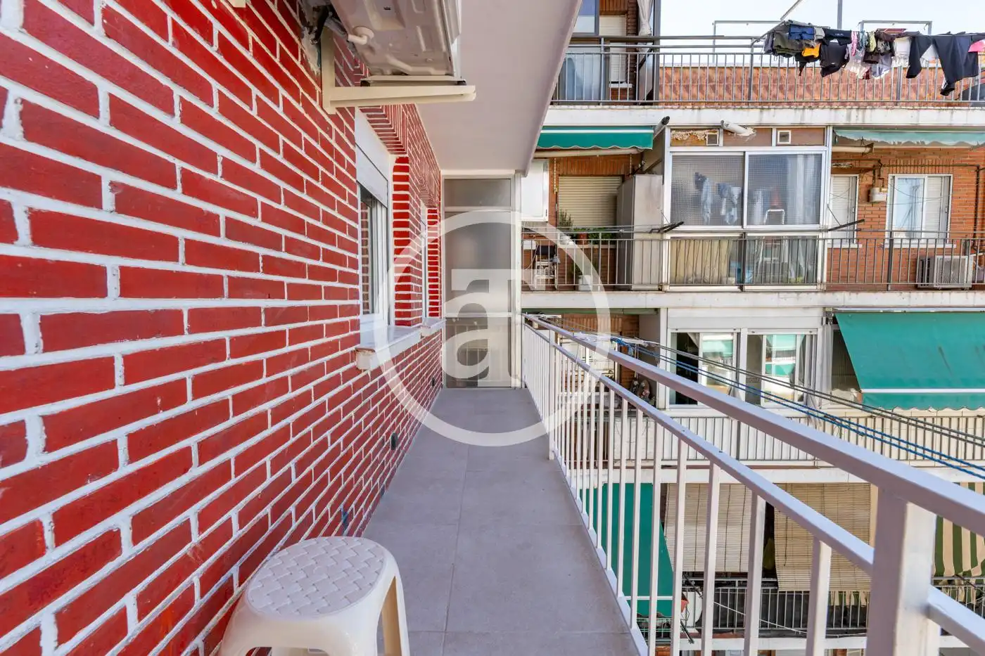 Terraza de Piso de alquiler en Madrid con Aire acondicionado, Calefacción y Amueblado
