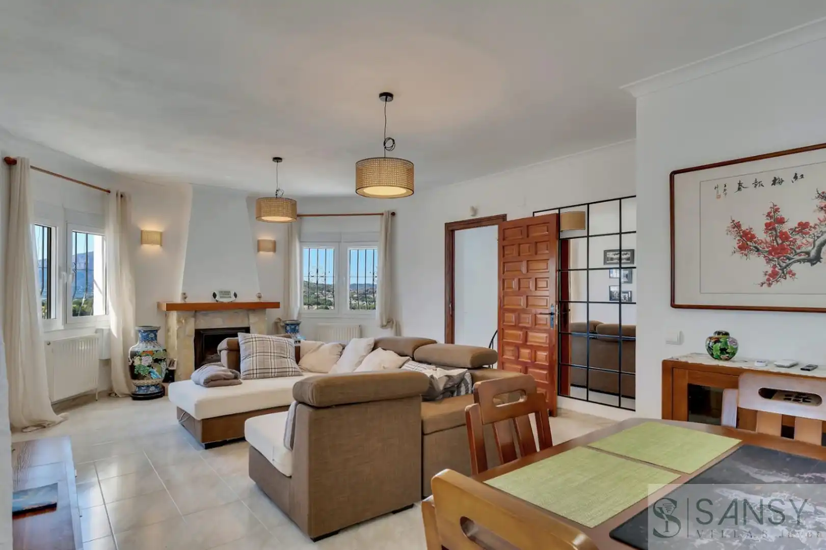 Living room of Houses for sale in Jávea / Xàbia  with Air Conditioner, Terrace and Storage room