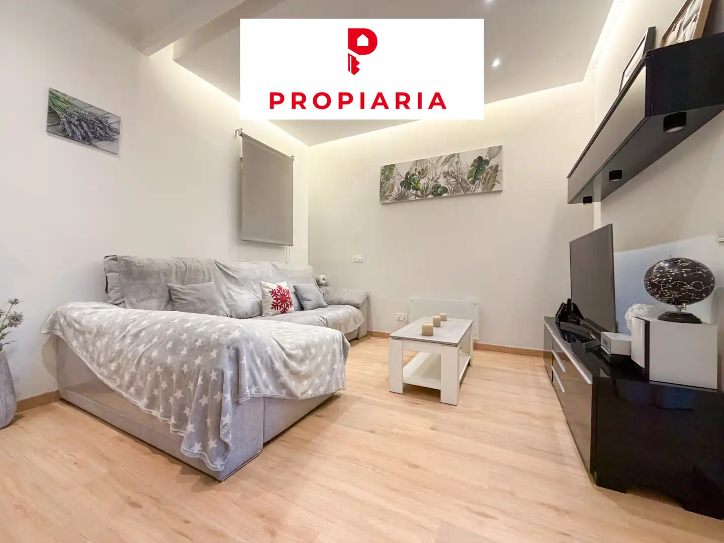Living room of Flat for sale in Barcelona  with Air Conditioner, Heating and Parquet flooring