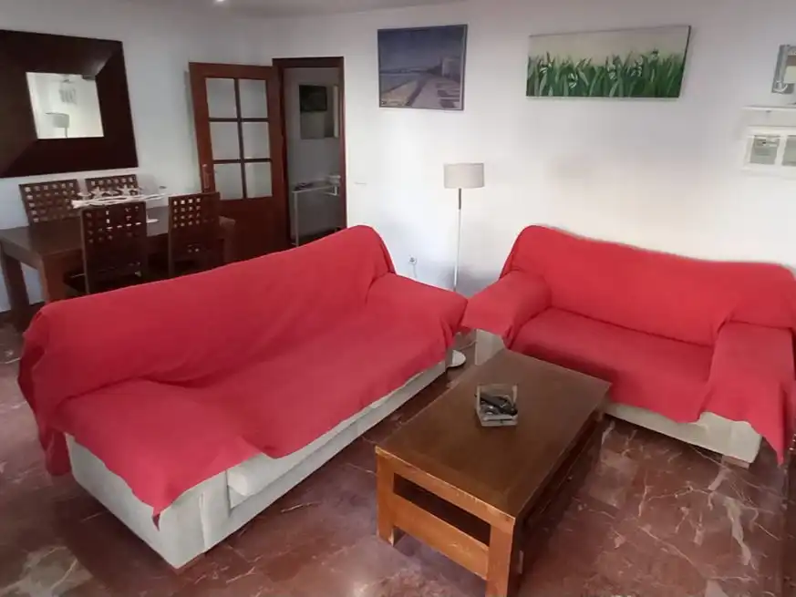 Wohnzimmer von Wohnung zur Miete in El Puerto de Santa María mit Klimaanlage