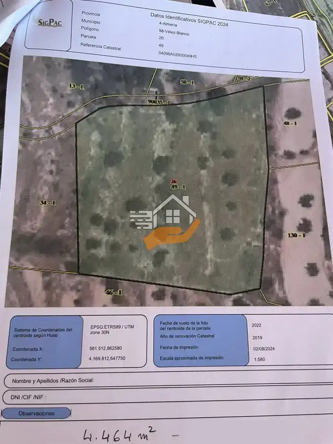 Lands and plots for sale in Vélez-Blanco, imagen 8