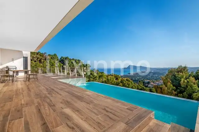 Vista exterior de Casa o chalet en venta en Altea con Aire acondicionado, Calefacción y Terraza