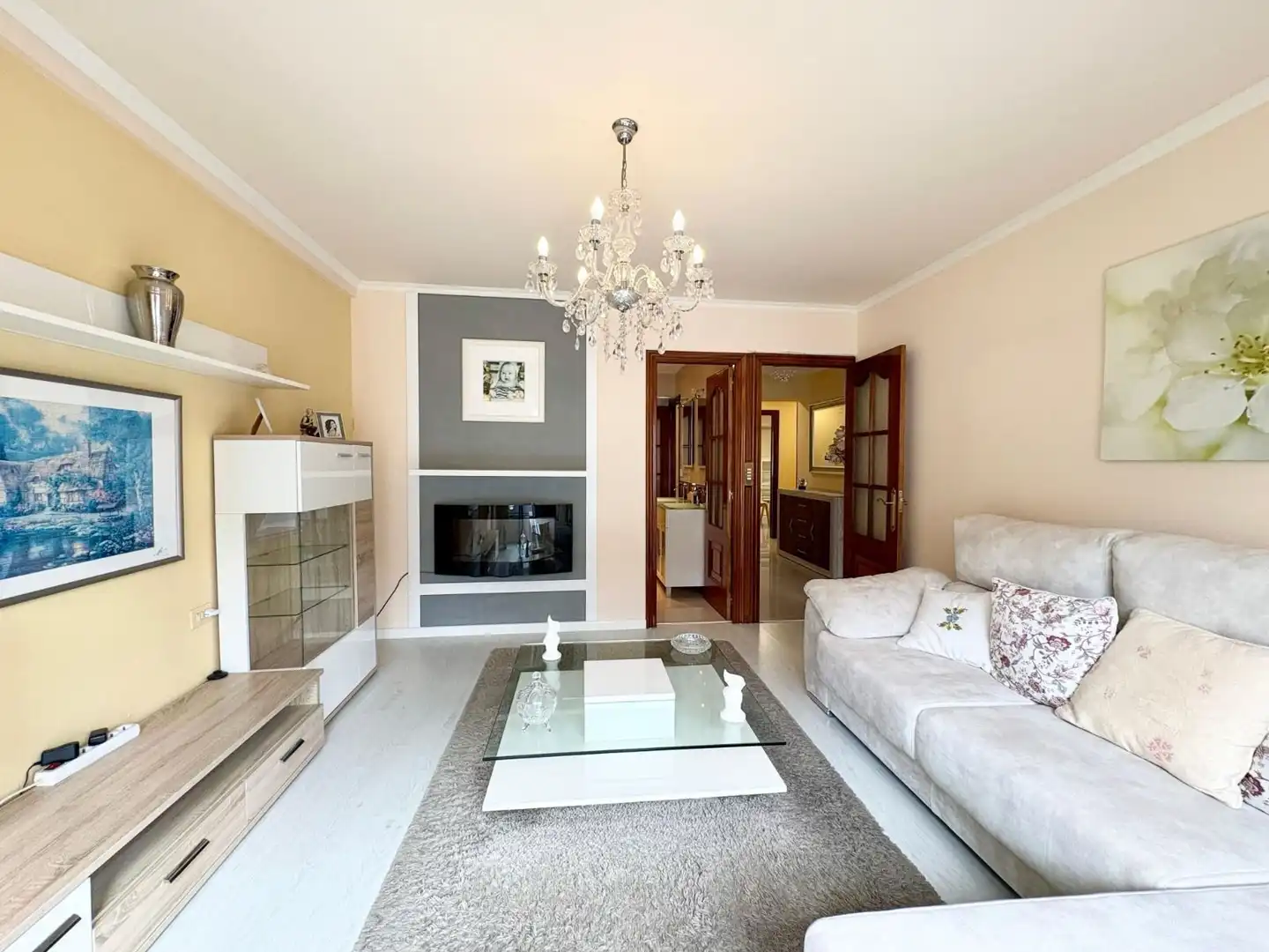 Living room of Flat for rent in Arteixo  with Heating and Furnished