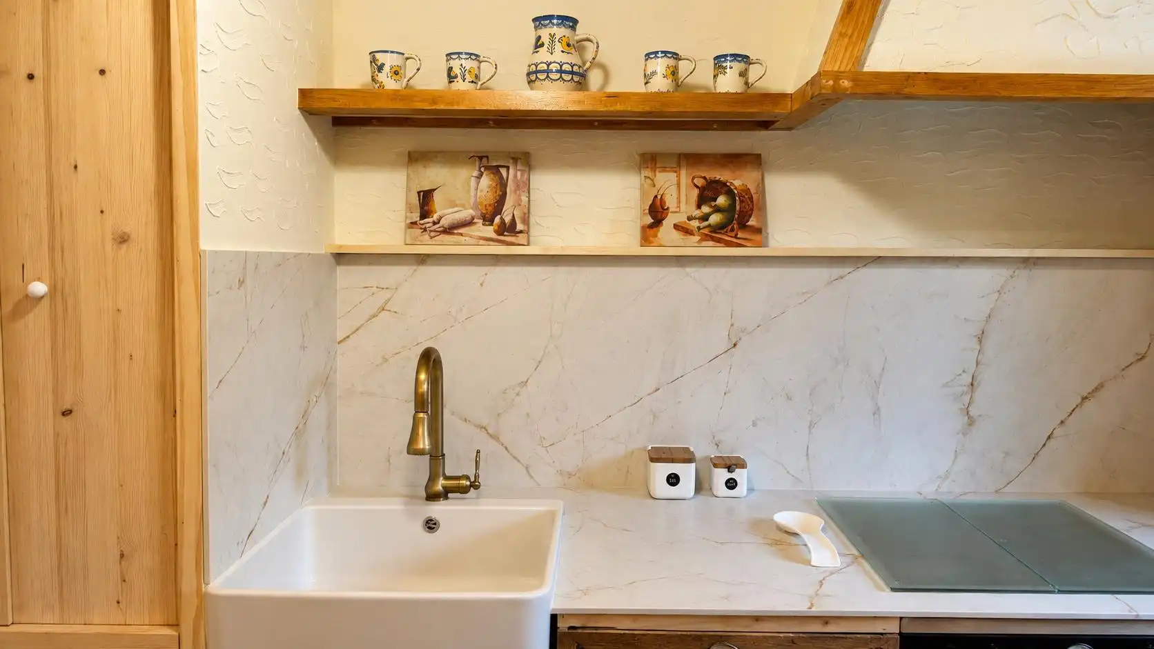 Cocina de Casa o chalet en venta en Comillas (Cantabria) con Calefacción, Jardín privado y Terraza