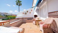 Terrace of Single-family semi-detached for sale in Tomares  with Air Conditioner, Private garden and Parquet flooring