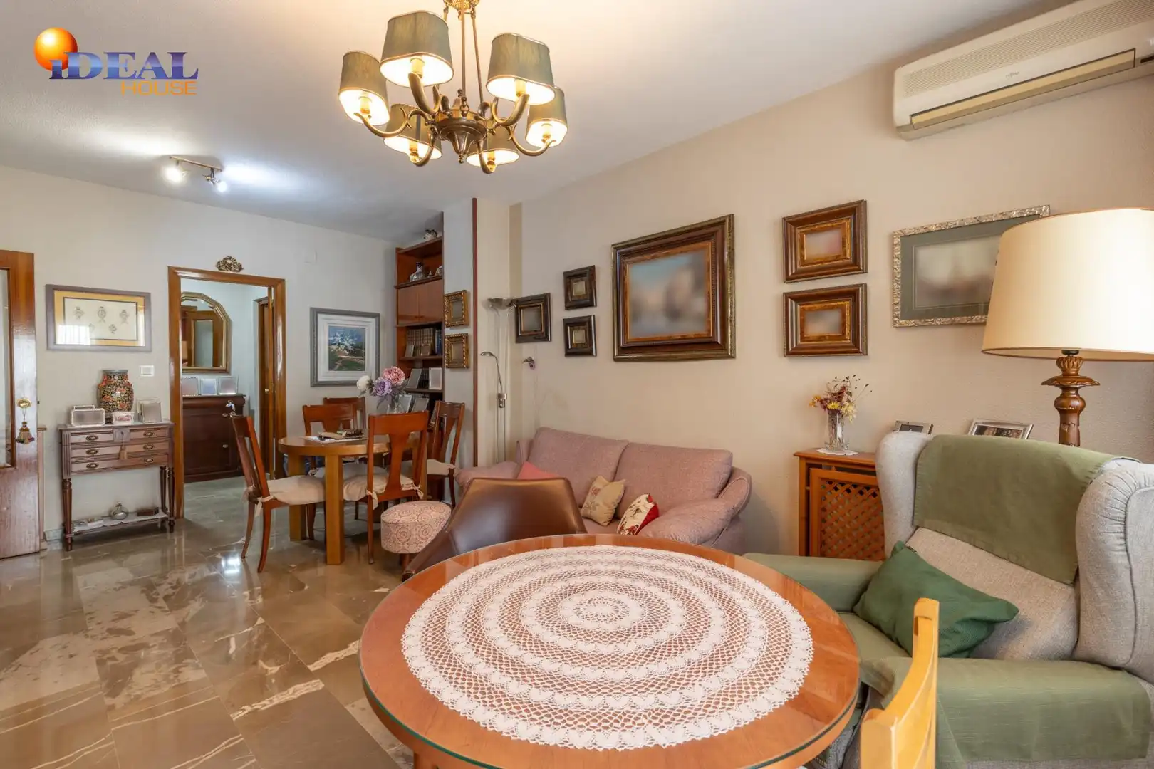 Sala de estar de Piso en venta en Albolote con Aire acondicionado, Calefacción y Balcón