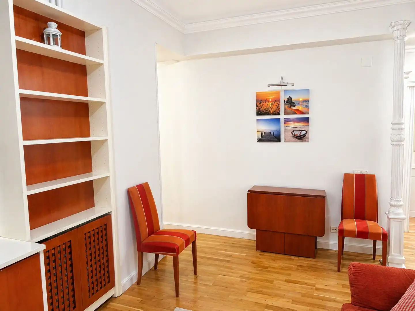 Sala de estar de Piso de alquiler en Madrid con Aire acondicionado, Calefacción y Amueblado