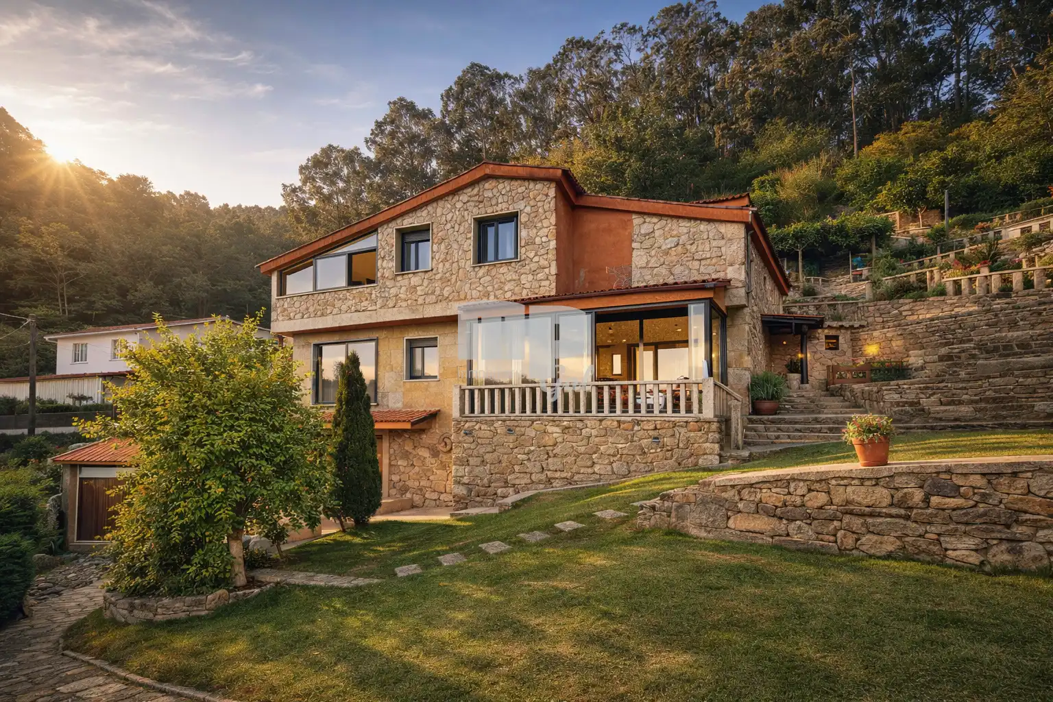 Chalet con terraza en venta en Camiño de Albarronda, imagen 21