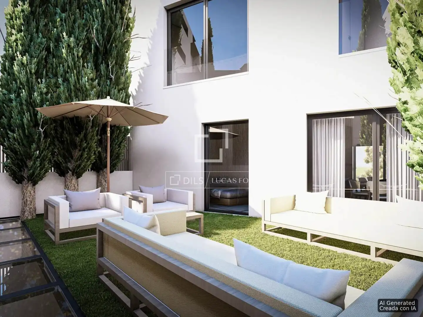 Terraza de Casa o chalet en venta en  Palma de Mallorca con Aire acondicionado, Calefacción y Jardín privado