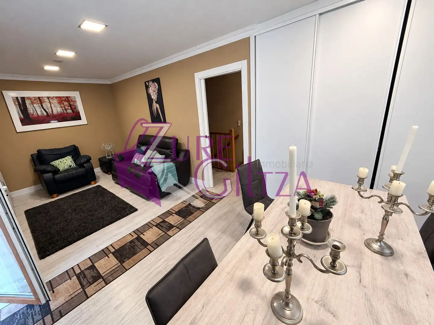 Sala d'estar de Casa o xalet en venda en Lemoa, Bizkaia