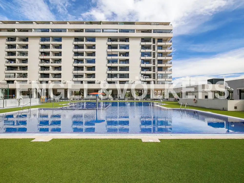 Piscina de Piso de alquiler en Alboraya con Aire acondicionado, Calefacción y Jardín privado