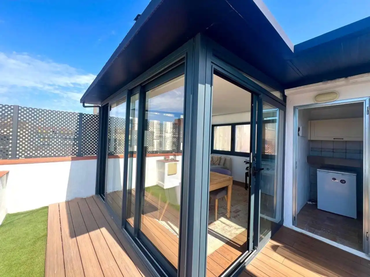 Terrace of Flat for sale in Girona  with Air Conditioner, Heating and Terrace