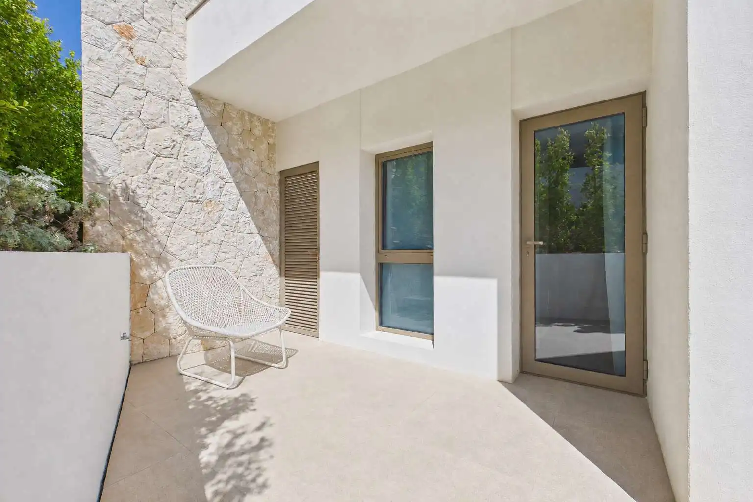 Terrasse von Einfamilien-Reihenhaus zum Verkauf in Capdepera mit Klimaanlage, Terrasse und Möbliert