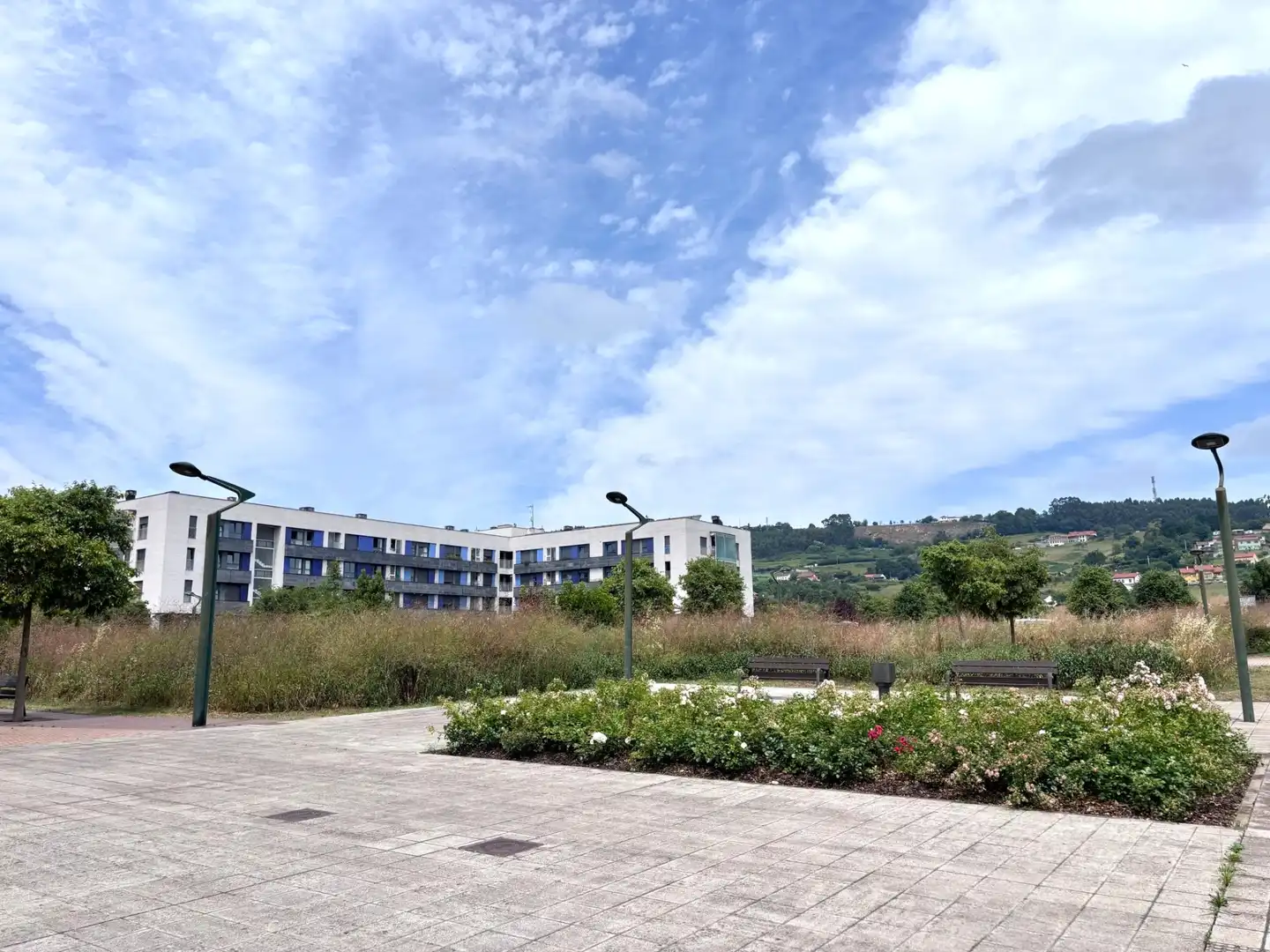 Exterior view of Flat for sale in Gijón   with Heating, Private garden and Parquet flooring