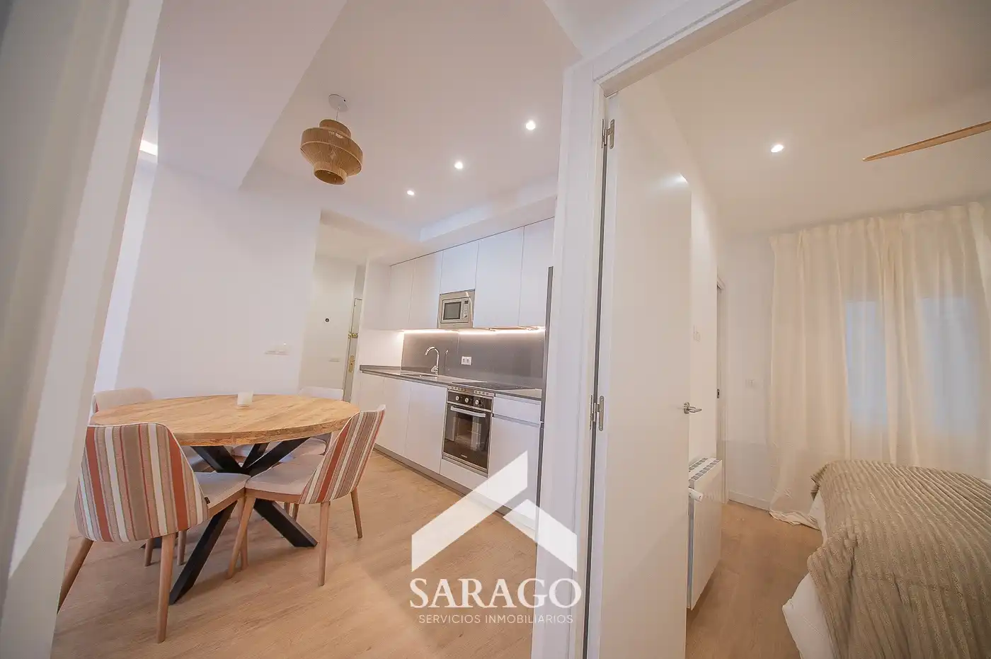 Cocina de Piso de alquiler en Madrid con Aire acondicionado, Calefacción y Amueblado